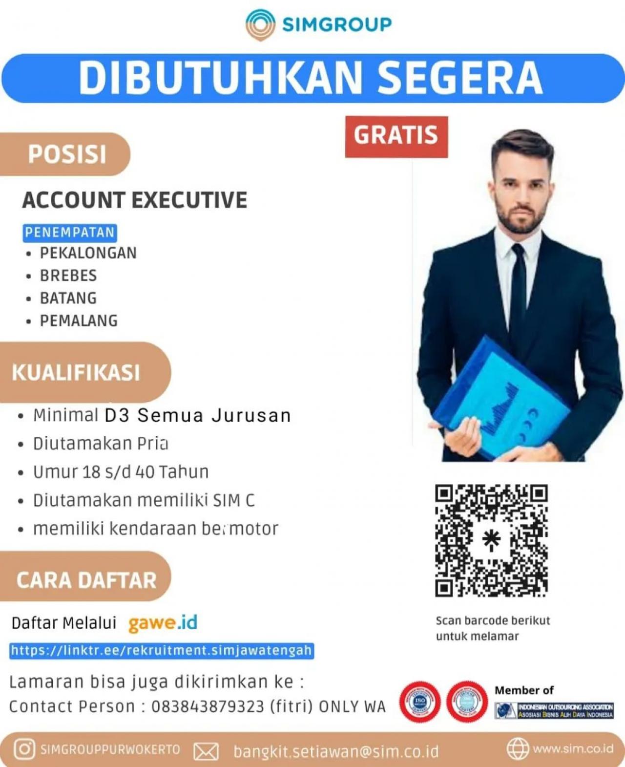 LOWONGAN KERJA SIM GROUP - DINPERINAKER Kota Pekalongan - Website Resmi ...